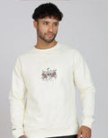Unisex Premium Oversized Cotton Sweatshirt - Embroidery Don’t Look At Me