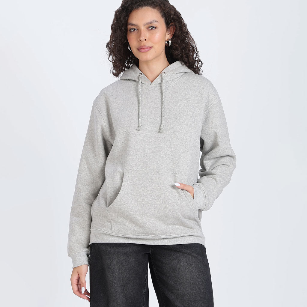 Cotton Oversized Grey Hoodie