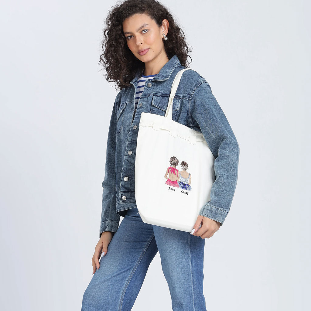 Soft Cotton Tote Bag – Minimal Korean Aesthetic