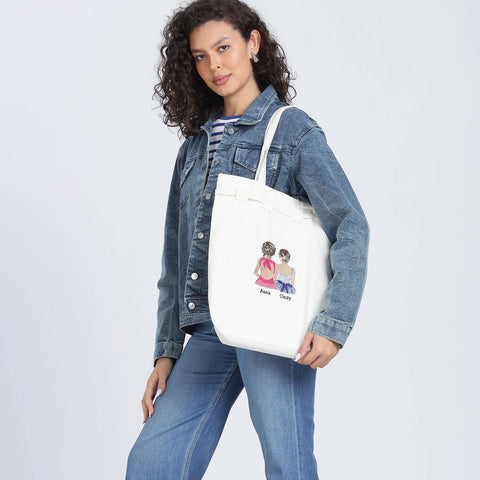 Soft Cotton Tote Bag – Minimal Korean Aesthetic