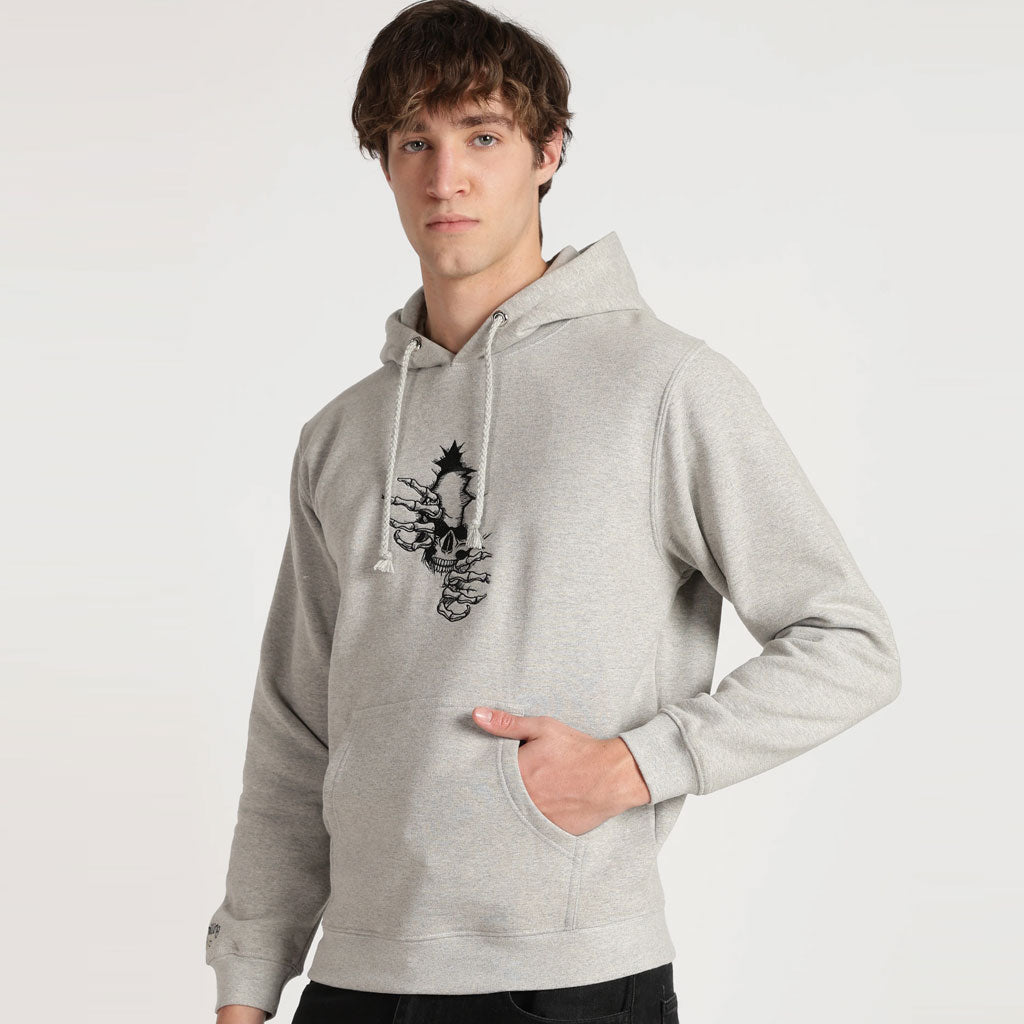 Cotton Oversized Grey Hoodie