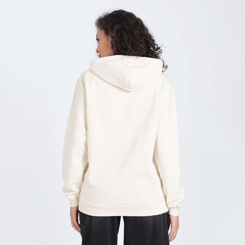 Cotton Oversized Off-white Hoodie
