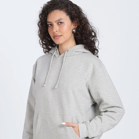 Cotton Oversized Grey Hoodie