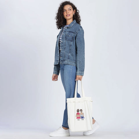 Soft Cotton Tote Bag – Minimal Korean Aesthetic