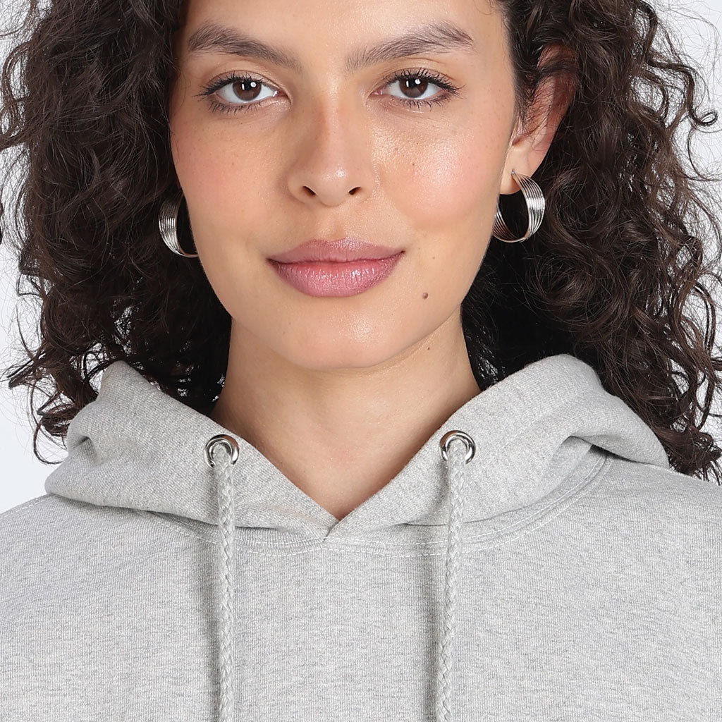 Cotton Oversized Grey Hoodie