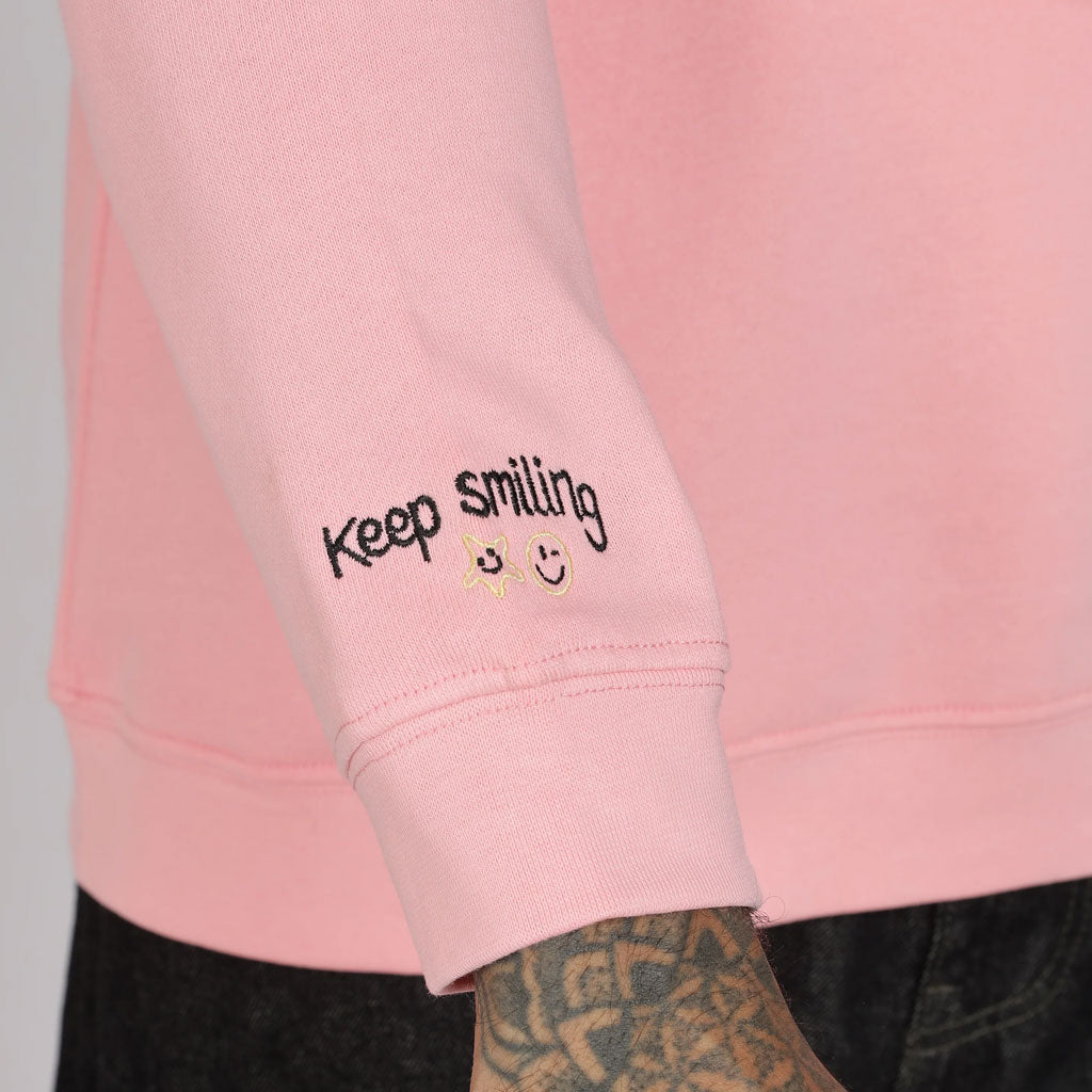 Cotton Oversized Pink Sweatshirt