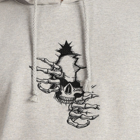 Cotton Oversized Grey Hoodie