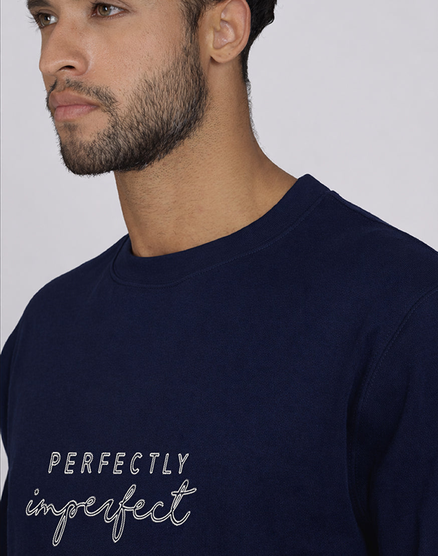 Unisex Premium Oversized Cotton Sweatshirt - Embroidery Perfectly