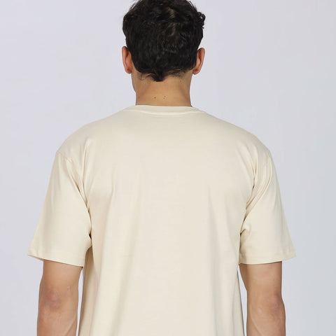 Cotton Oversized Off-white T-shirt