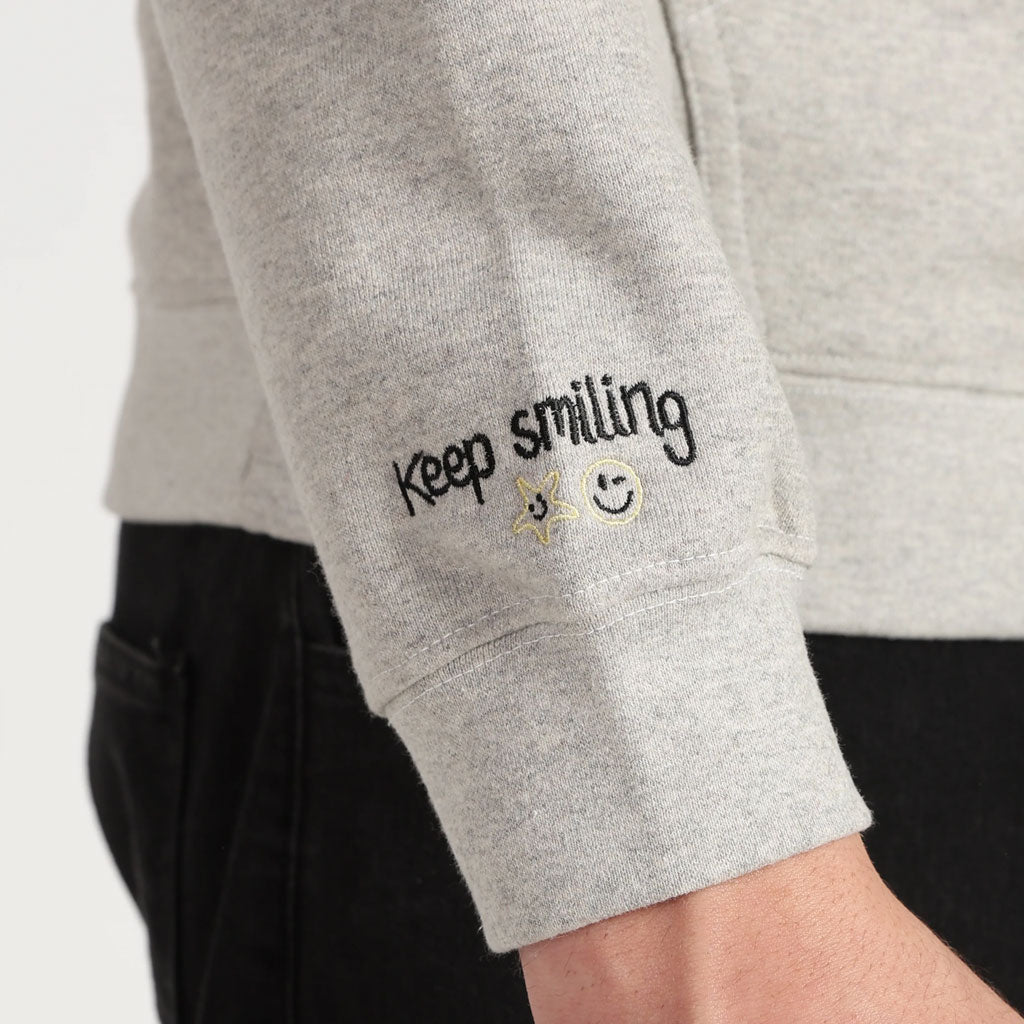 Cotton Oversized Grey Hoodie