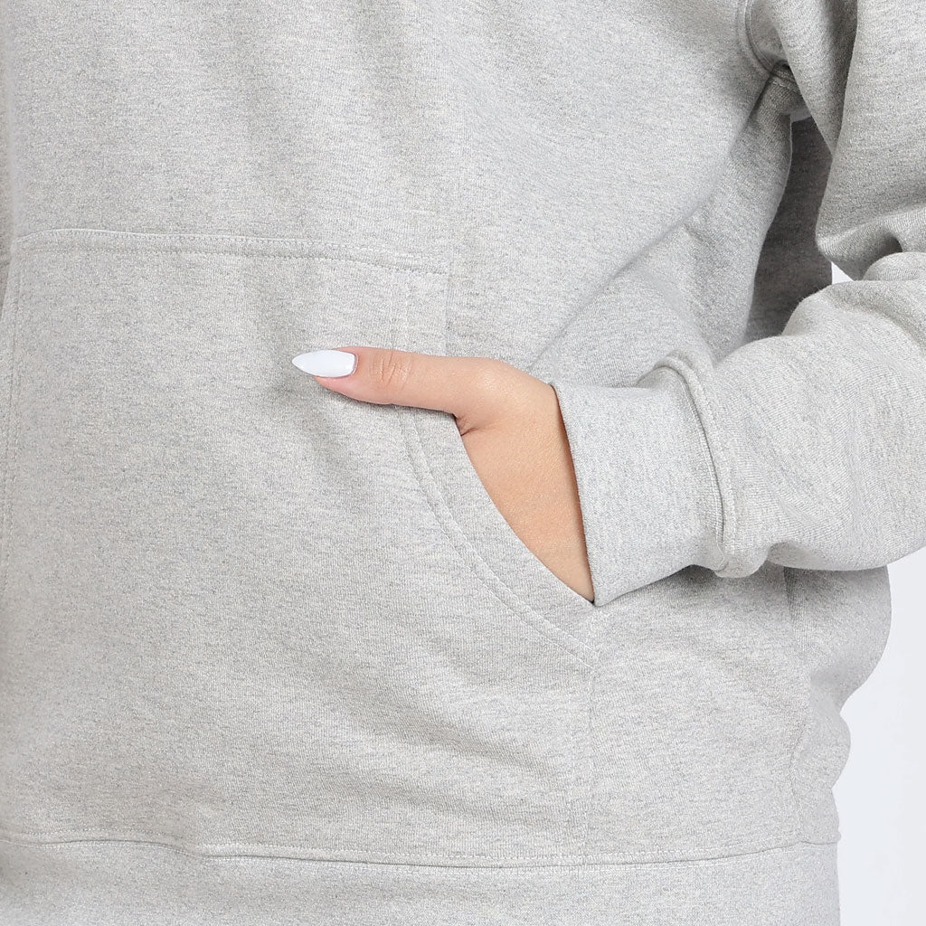 Cotton Oversized Grey Hoodie