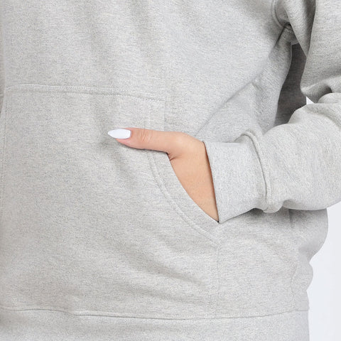 Cotton Oversized Grey Hoodie