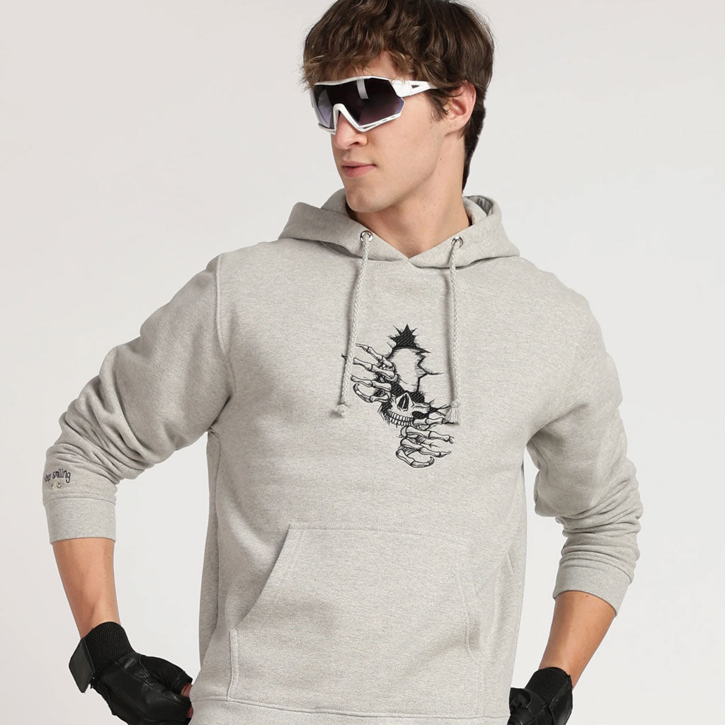 Cotton Oversized Grey Hoodie