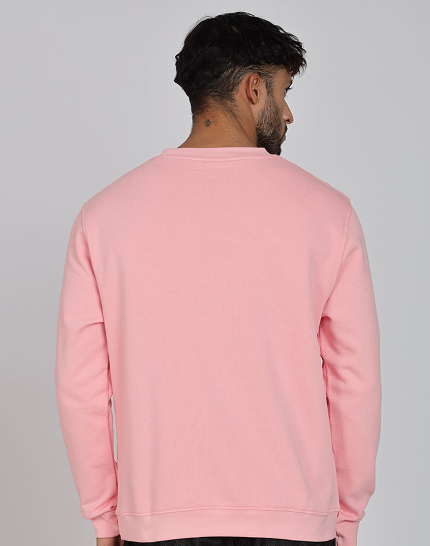 Unisex Premium Oversized Cotton Sweatshirt - Embroidery Owl