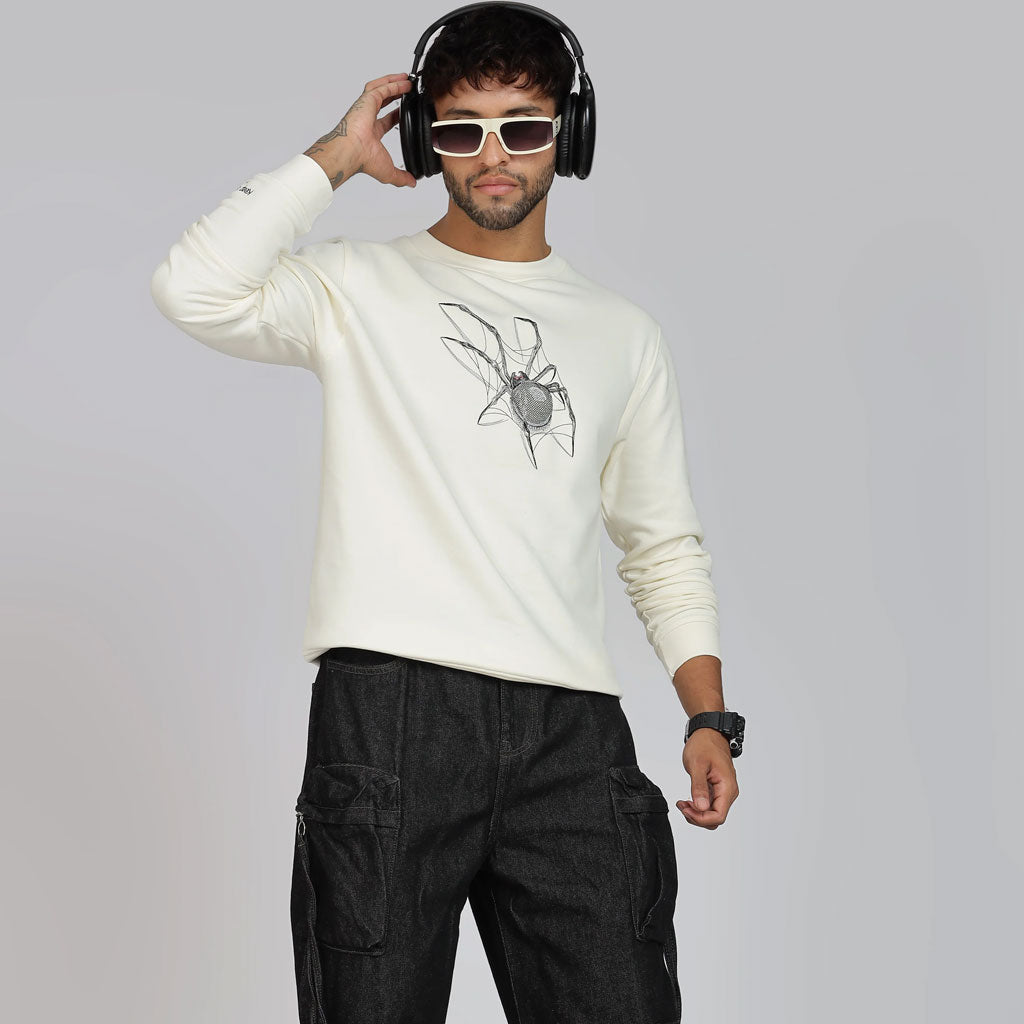 Cotton Off-White Sweatshirt