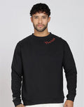 Unisex Premium Oversized Cotton Sweatshirt - Embroidery Fearless