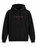 Unisex Premium Oversized Cotton Hoodie - Embroidery Coffee