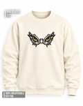 Unisex Premium Oversized Cotton Sweatshirt - Embroidery Eagle Eyes