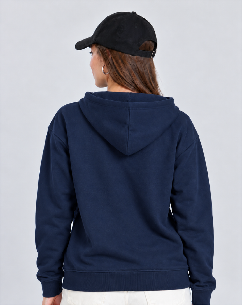 Unisex Premium Oversized Cotton Hoodie - Christmas Embroidery Jingles charms