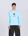 Unisex Premium Oversized Cotton Sweatshirt - Shinobi Japanese motivational embroidery