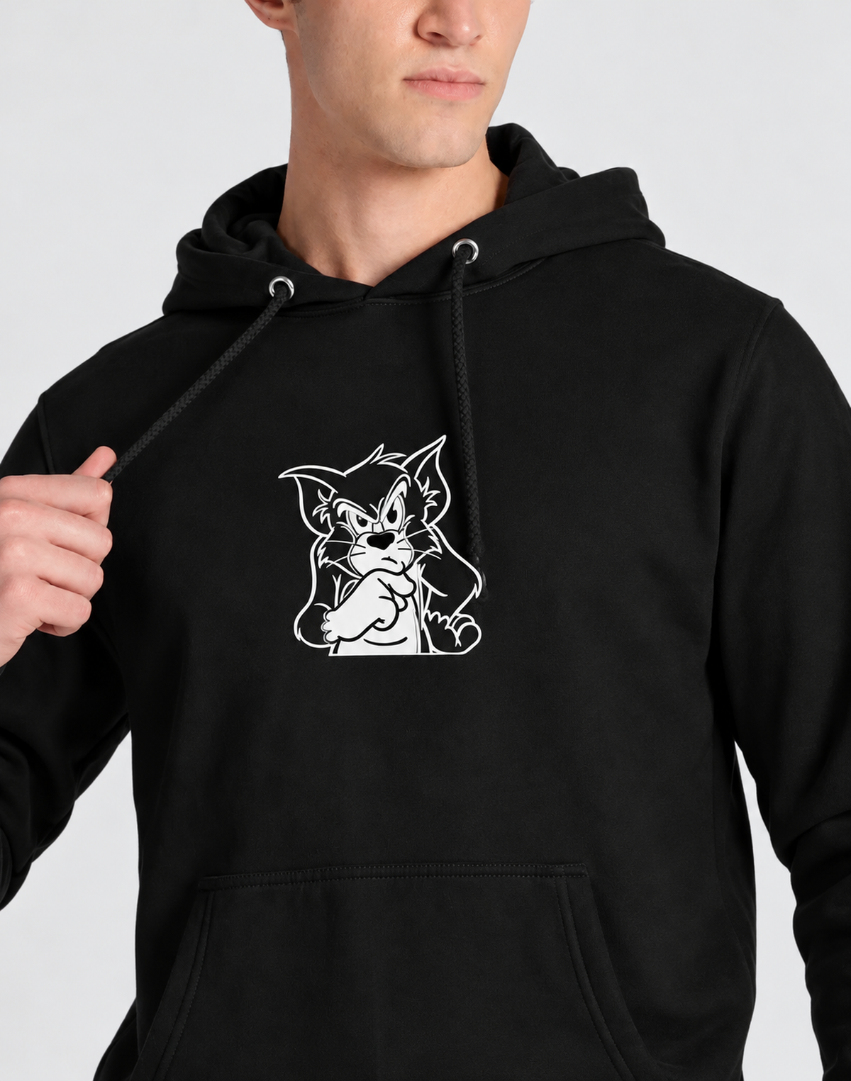 Unisex Premium Oversized Cotton Hoodie - Tom Embroidery