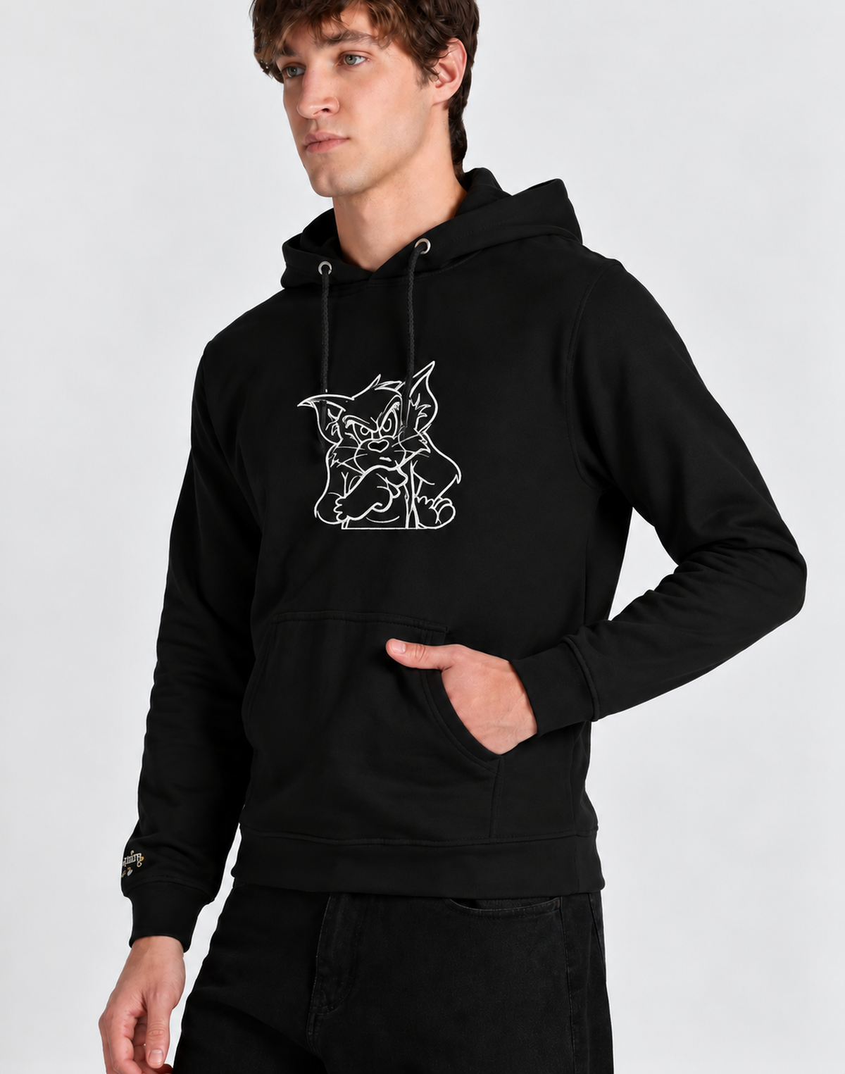 Unisex Premium Oversized Cotton Hoodie - Tom Embroidery